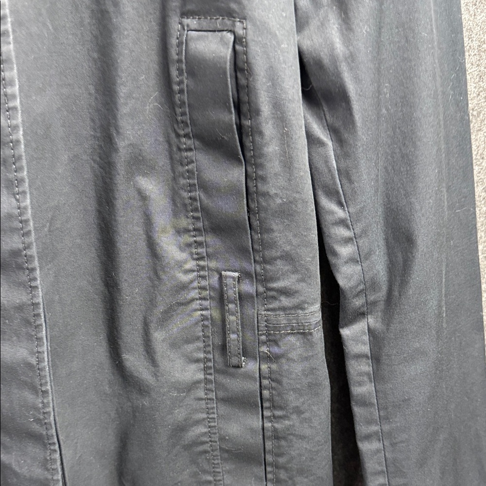Tory Burch Black Coat with Gold Accents - Picture 4 of 10